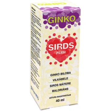 GINKO sirds pilieni 40ml PHARMPRO