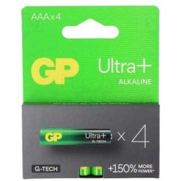Battery: alkaline | 1.5V | AAA,R3 | ULTRA PLUS | B
