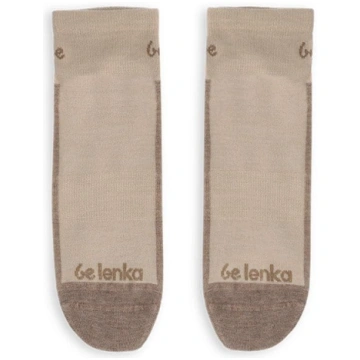 Barefoot socks Crew Merino wool (beige) - 43-46