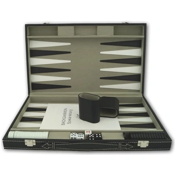 Attaché Backgammon spēles koferis - elegants māksl