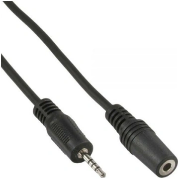Kabel InLine Jack 2.5mm - Jack 3.5mm 2m czarny (99