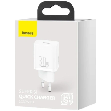 Adapteris Baseus Super Si, USB Type C, balta krās.