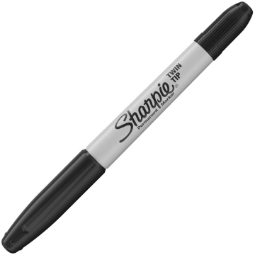 Marķieris Sharpie Permanent Twin Tip melns - S0811