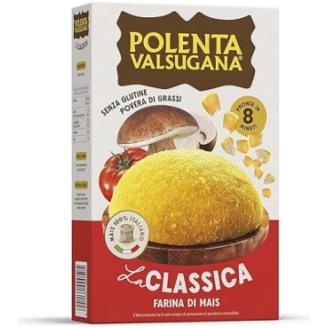 6x Valsugana dzeltena ātrā polenta 375g iepakojums