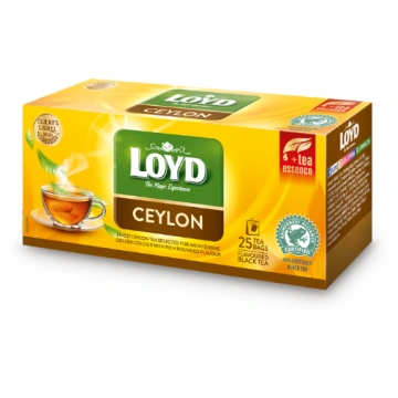 Aromatizēta melnā tēja LOYD Ceylon, 25x2g