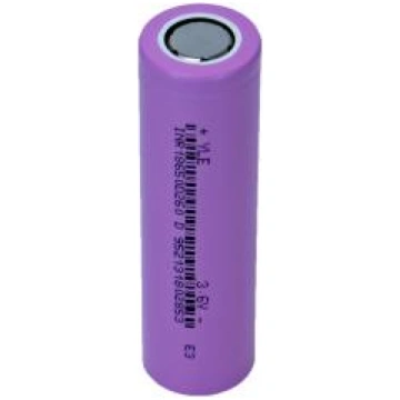 18650 litija jona akumulators, 3.6V 2600 mAh 11.52
