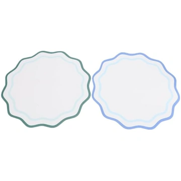 Generic Set mit 2 Tischsets aus PU-Leder, Minimale
