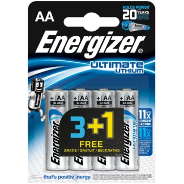 Baterija AA vienreizējā litija Energizer ENLITHIUM