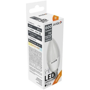 Avide LED spuldze, 7W, E14, 4000K