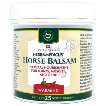 HERBAMEDICUS Šveices zirgu balzāms sildošais 250ml
