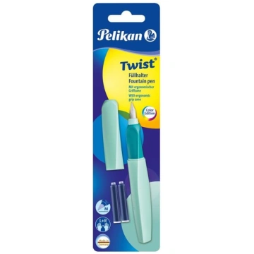 Spalvas pildspalva Twist P457M neon mint blis Peli