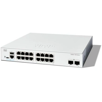 CISCO Catalyst 1300-16T-2G Managed Switch, 16-Port