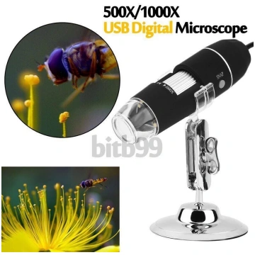 Digitālais Mikroskops 20x-1000x palielinājumu LED