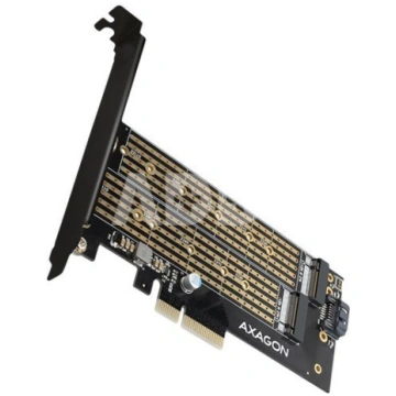 AXAGON PCI-Express x4 adapter to connect up to two