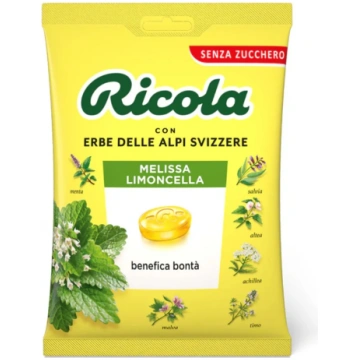 Karamele bez cukura RICOLA Melissa Limoncella, 70g