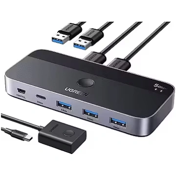Ugreen USB 3.0 Sharing Switch 2-In-4 (15705)