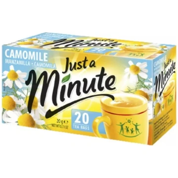 Zāļu tēja Just A Minute Kumelīšu — kumelīšu maisiņ