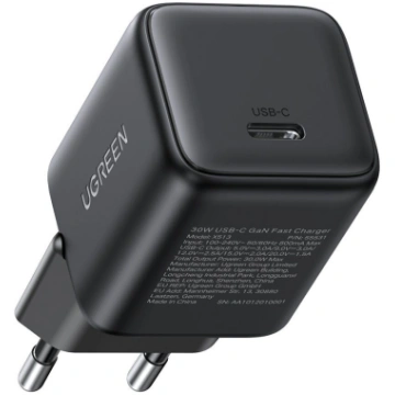 Sienas ātrais lādētājs GaN 30W USB-C QC4+ PD3.0, m