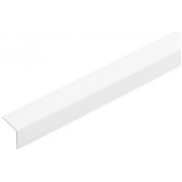 CEZAR Stūris PVC 15x15mm 2.75m balts