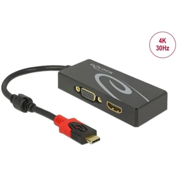 Delock USB Type-C™ Splitter (DP Alt Mode) > 1 x HD