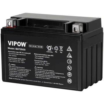 Akumulators Motocikliem 12V 9Ah | Tips MC MOTO | C