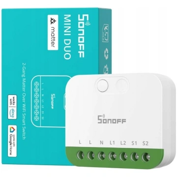 Sonoff MINI-2GS Matter two-channel mini switcher (
