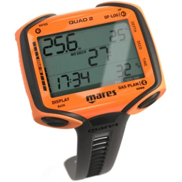 Mares Quad 2 Black Orange