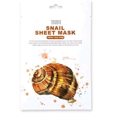 TENZERO Snail Auduma sejas maska ar gliemežu mucīn