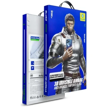 BlueO 5D Mr. Monkey Glass - Apple iPhone 15 Pro Ma