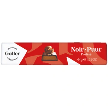 Šokolādes batoniņš Galler Dark Praline, 44 g Choco