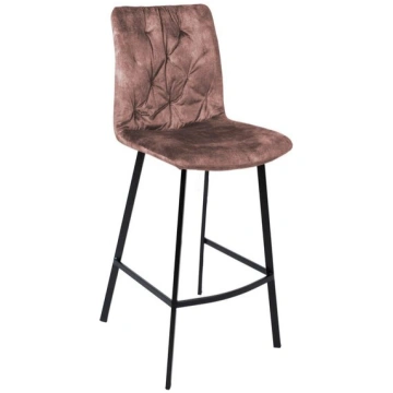 Bāra krēsls AFTON tumši rozā samts Home4You