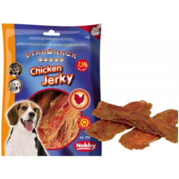 NOBBY StarSnack Chicken Jerky 375g - Gardumi ar vi