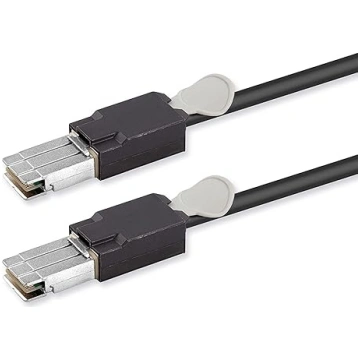 10Gtek Cisco Switch Stacking Cable Black 0.5m Cat8