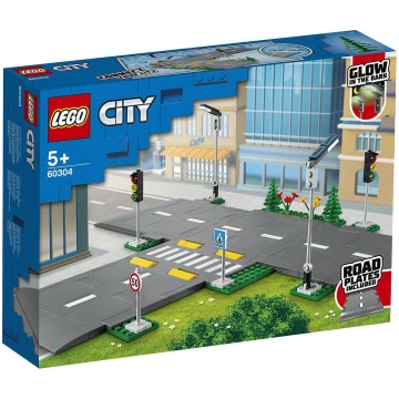 Lego Pilsētas ceļu plāksnes 60304L