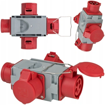 Brennenstuhl Cross distributor CEE400V/32A 3 fold 