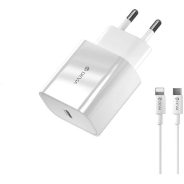 Telefona lādētājs Devia RLC-318B, USB Type-C, 7.8 