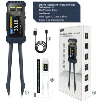 LCR Multimetrs Tester, JD-1795 zum Testen von Kapa