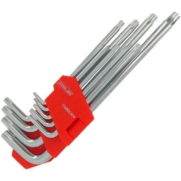 Aw Tools garās Torx atslēgas, 9 gab. AWTools