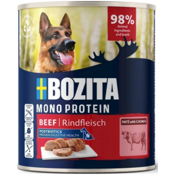 BOZITA Mono Protein Pate Beef - wet dog food - 800