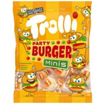 Trolli mini burgeri, želejkonfektes 170 g