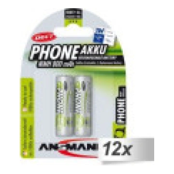 Ansmann Phone AA R6 800mAh akumulators 24 gab. [Ak