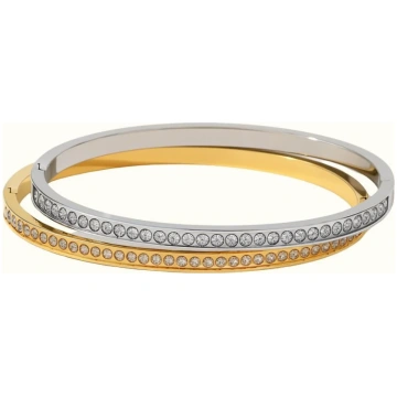 Bracciale Rigido Cristal - Gold