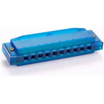 Hohner Translucent Harp C zilas harmonikas