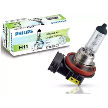 Halogēna spuldze PHILIPS LongLife EcoVision H11 12