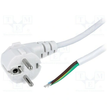 Cable; 3x0.75mm2; CEE 7/7 (E/F) plug angled,cables