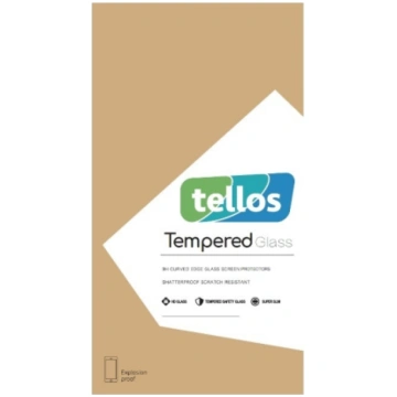 Tempered glass 2.5D Tellos Apple iPhone 17 Air bla