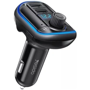 yesido Y44 MP3 Player Bluetooths Cigarette Lighter