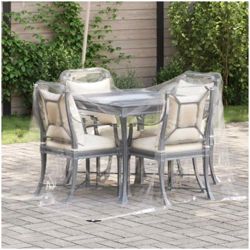 Caurspīdīgs brezents ar cilpiņām, 2x2 m, pvc