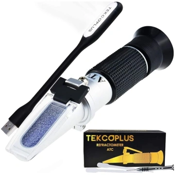 TEKCOPLUS Optics vīnogu vīna refraktometrs ar ATC,