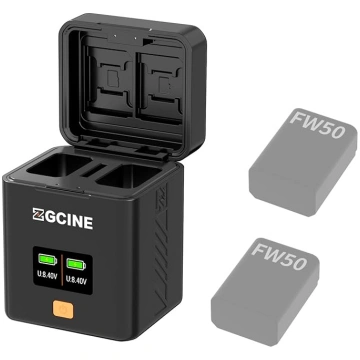ZG CINE NP-FW50 lādētāja kaste USB-C PD Quick Char